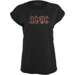 T-shirts noirs AC/DC Taille S look fashion pour femme 