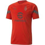 T-shirts Puma rouges en jersey Milan AC Taille M pour homme 