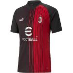 AC Milan 769274 Prematch Jersey T-Shirt Men's Black-Tango Red S