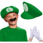 Gants verts Halloween Super Mario Mario Tailles uniques look fashion pour homme 