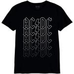 T-shirts à manches courtes noirs AC/DC lavable en machine Taille 10 ans look fashion pour garçon en promo de la boutique en ligne Amazon.fr 