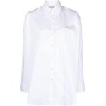 Chemises Acne Studios blanches en coton mélangé à manches longues éco-responsable à manches longues Taille XS classiques pour femme 