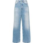 Jeans taille haute Acne Studios bleues claires en denim délavés éco-responsable W32 L34 classiques pour femme 