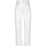 Pantalons taille haute Acne Studios blancs en coton éco-responsable W29 L30 pour femme 