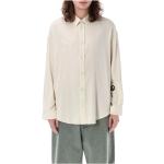 Chemises Acne Studios blanches à manches longues éco-responsable à manches longues Taille M look casual 
