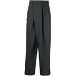 Pantalons large Acne Studios gris foncé en laine éco-responsable Taille L pour homme 