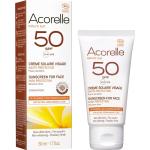 Crèmes solaires Acorelle bio naturelles indice 50 50 ml pour le visage 