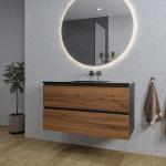 Miroirs de salle de bain marron en céramique 
