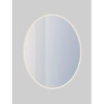 Adema Oval miroir de salle de bain ovale 60x80cm avec éclairage indirect à led avec chauffage du miroir et interrupteur tactile NAB001-B-60x80
