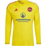 Maillot de gardien de but adidas jaunes en polyester FC Nürnberg respirants Taille XXL 