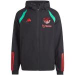 adidas 2023-2024 Manchester Reds Allweather Jacket (Black)