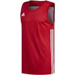 Maillots de basketball adidas Power rouges en fil filet sans manches Taille 4 XL look fashion pour homme 