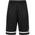 Shorts de basketball adidas noirs à rayures en polyester Taille L classiques pour homme 