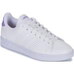 Baskets basses adidas Advantage blanches en cuir Pointure 38 avec un talon jusqu'à 3cm look casual pour femme en promo 