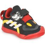 Chaussures adidas noires Mickey Mouse Club look casual pour enfant 