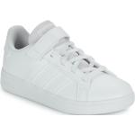 Baskets basses adidas Court blanches Pointure 38,5 avec un talon entre 3 et 5cm look casual pour garçon 