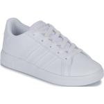 Baskets basses adidas Court blanches Pointure 38,5 avec un talon jusqu'à 3cm look casual pour enfant en promo 