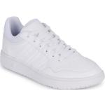 Baskets basses adidas Hoops blanches Pointure 38,5 avec un talon jusqu'à 3cm look casual pour enfant en promo 
