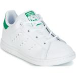 Baskets semi-montantes adidas Stan Smith blanches Pointure 25 avec un talon jusqu'à 3cm look casual pour enfant en promo 