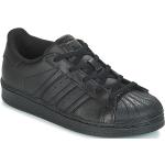 Baskets basses adidas Superstar noires Pointure 35 avec un talon jusqu'à 3cm look casual pour enfant en promo 