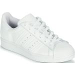 Baskets basses adidas Superstar blanches Pointure 40 avec un talon jusqu'à 3cm look casual pour enfant en promo 