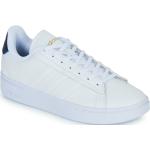 Baskets basses adidas Court blanches en cuir Pointure 46,5 avec un talon jusqu'à 3cm look casual pour homme en promo 