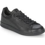 Baskets adidas Stan Smith noires vintage avec un talon jusqu'à 3cm look casual pour homme en solde 