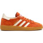 Chaussures de handball adidas Spezial orange à rayures en caoutchouc à bouts en amande pour homme 