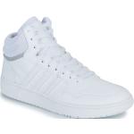 Baskets montantes adidas Hoops blanches Pointure 38 look casual pour enfant 