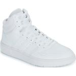 Baskets montantes adidas Hoops blanches Pointure 40,5 look casual pour homme en promo 