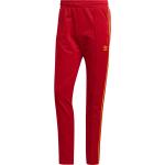 adidas Beckenbauer - pantalon de survêtement homme - rouge jaune or - S