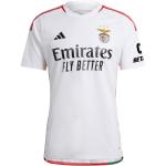 Vêtements adidas blancs en polyester Benfica en promo 