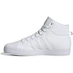 adidas Homme Bravada 2.0 Lifestyle Skateboarding Canvas Mid-Cut Shoes Sneaker, FTWR White/FTWR White/Off White, 40 2/3 EU