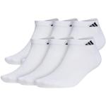 Socquettes adidas blanches en lot de 6 Taille XL look fashion pour homme 