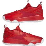Chaussures de basketball  adidas Performance rouges légères à lacets Pointure 40,5 look Hip Hop 