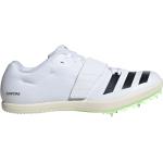 Chaussures d'athlétisme adidas blanches en caoutchouc à scratchs Pointure 36,5 look fashion 