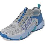 Chaussures de basketball  grises en fil filet légères à lacets Pointure 44,5 