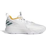 Chaussures de basketball  adidas blanches Pointure 47,5 avec un talon jusqu'à 3cm pour homme en promo 