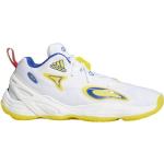 Chaussures de basketball  adidas blanches Pointure 46,5 avec un talon jusqu'à 3cm pour homme en promo 