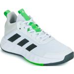 Chaussures de lutte adidas Own The Game blanches Pointure 46,5 avec un talon jusqu'à 3cm pour homme en promo 