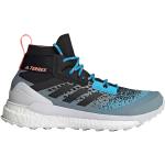Chaussures de randonnée adidas Terrex Free Hiker bleues en caoutchouc étanches Pointure 39,5 pour femme 