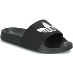 Claquettes de piscine adidas Adilette noires Pointure 38 avec un talon jusqu'à 3cm pour femme 