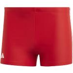 adidas Classic 3-Stripes Swim Boxers Red
