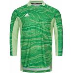 Maillot de gardien de but adidas Condivo verts à rayures en polyester Taille L classiques pour homme 