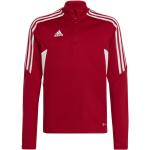 Sweatshirts adidas Condivo rouges en polyester pour fille en promo de la boutique en ligne 11teamsports.fr 