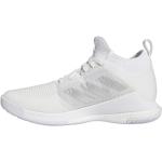 Chaussures de sport adidas Crazyflight blanches en fil filet légères à lacets Pointure 46 look fashion 