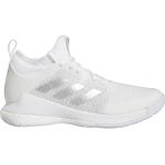 Chaussures de salle adidas Crazyflight blanches en fil filet légères à lacets Pointure 49,5 look fashion 