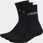 Chaussettes de sport adidas Linear noires look sportif pour femme 