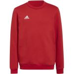 Sweatshirts adidas Entrada rouges enfant look casual en promo 