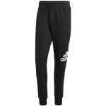 adidas Essentials French Terry Tapered Cuff Logo Pants Pantalon, Black/White, M Tall 2 inch Men's